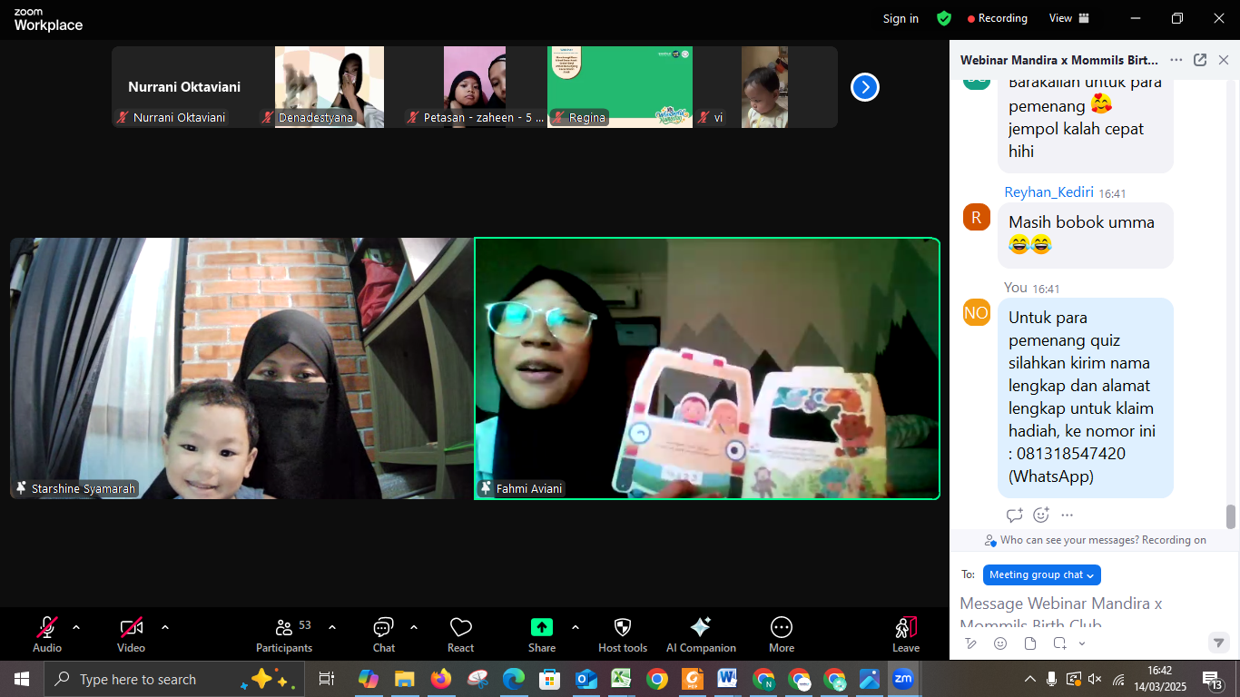 Webinar Mandira.id x Mommils Birth Club