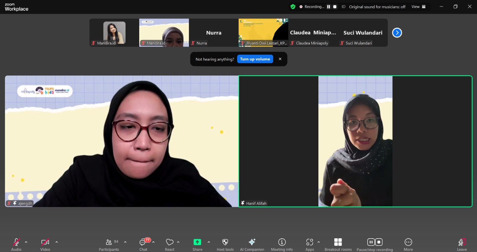 Webinar Mandira.id x Miniapoly