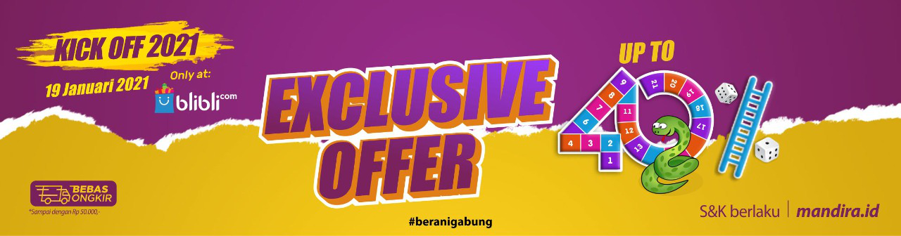 Promo Exclusive Blibli Kick Off 2021