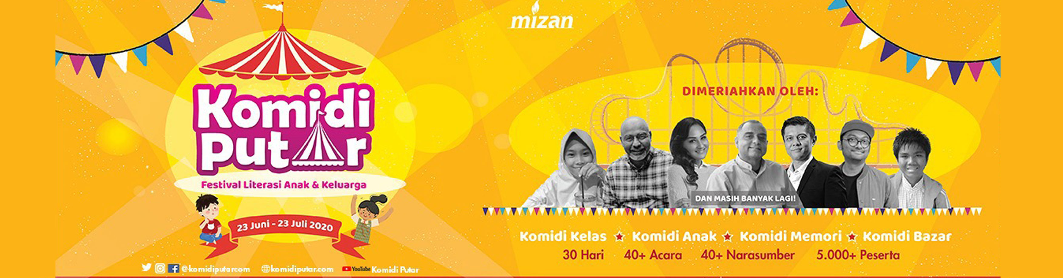 Komidi Putar: Festival Literasi Anak dan Keluarga