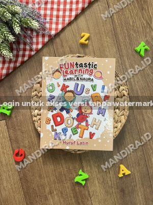 Buku bermain tema Huruf Latin