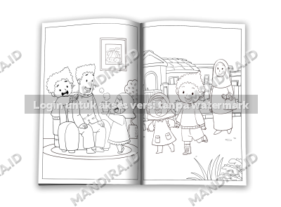 Mockup isi Buku Mewarnai Nabil & Naura