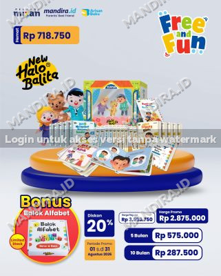 [ARISAN] Agustus_New Halo Balita + Balok Alfabet