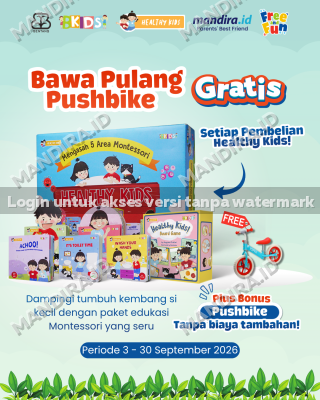 Beli Paket Montessori, Bawa Pulang Pushbike TANPA Biaya Tambahan!